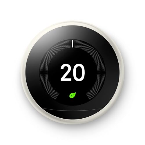 Google Nest Learning Thermostat - 3rd Gen (2015) - Programmable Smart Thermostat for Home - Works...