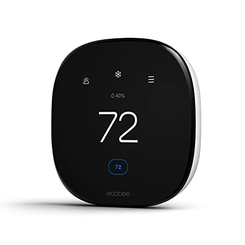 ecobee New Smart Thermostat Enhanced - Programmable Wifi Thermostat - Works with Siri, Alexa, Google...