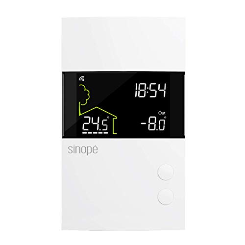 Sinopé Smart Low Voltage Thermostat TH1400WF (Compatible with Amazon Alexa) 24 V – Wi-Fi