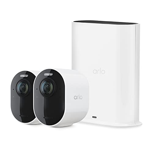 Arlo Ultra 2 Spotlight Camera - 2 Camera Security System - Wireless, 4K Video & HDR, Color Night...