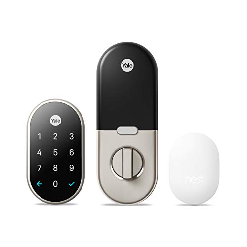 Google Nest x Yale Lock - Tamper-Proof Smart Lock for Keyless Entry - Keypad Deadbolt Lock for Front...