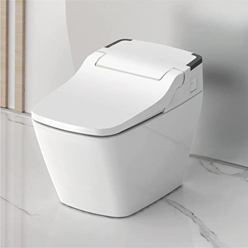 VOVO STYLEMENT TCB-090SA Smart Bidet Toilet, One Piece Toilet with Auto Open/Close Lid, Auto Dual...