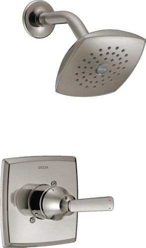 Delta Faucet Ashlyn 14 Series Single-Function Shower Faucet Set, Full Body Spray Shower Head,...