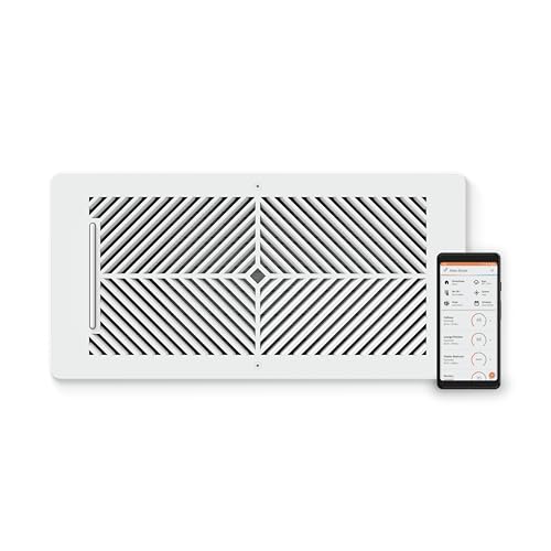 Flair Smart Vent 6x12 (White), AC Vent Cover for Floors, Walls and Ceilings.