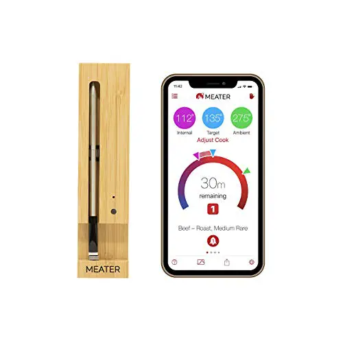 Original MEATER: Wireless Digital Smart Meat Thermometer | for Oven, BBQ, Grill, Kitchen | iOS &...