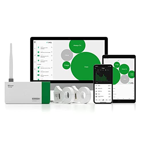 Square D by Schneider Electric WISEREM Energy Monitor System, White