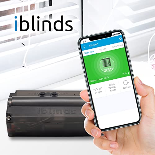 iblinds v3 Smart Blinds Motor Kit (Charger Not Included) Alexa/Google Compatible Motorized Z-Wave...
