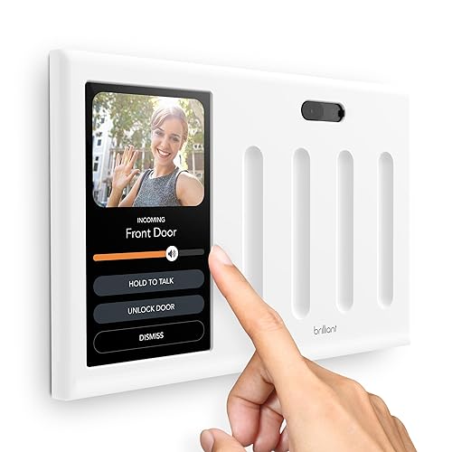 Brilliant Smart Home Control (4-Switch Panel) — Alexa Built-In & Compatible with Ring, Sonos, Hue,...