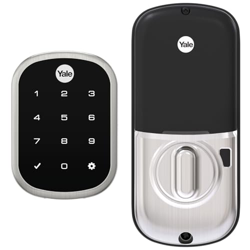 Yale Assure Deadbolt Lock, Satin Nickel Keyless Non-Connected Entry Door Lock with Digital Keypad...