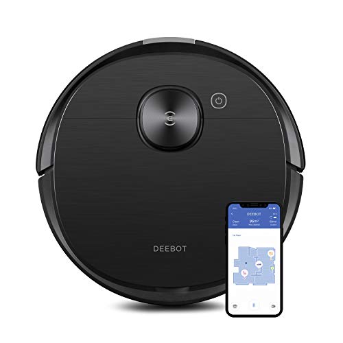 ECOVACS Deebot T8 AIVI Robot Vacuum Cleaner For Floors,Carpet, Vacumming and Mopping in One-Go,...