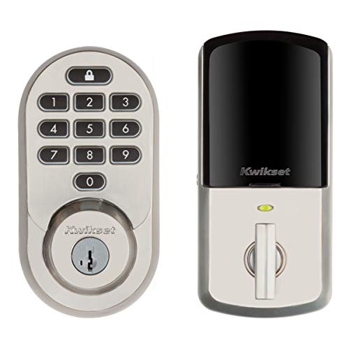 Kwikset Halo Wi-Fi Smart Door Lock, Keyless Entry Electronic Keypad Deadbolt With SmartKey Security,...