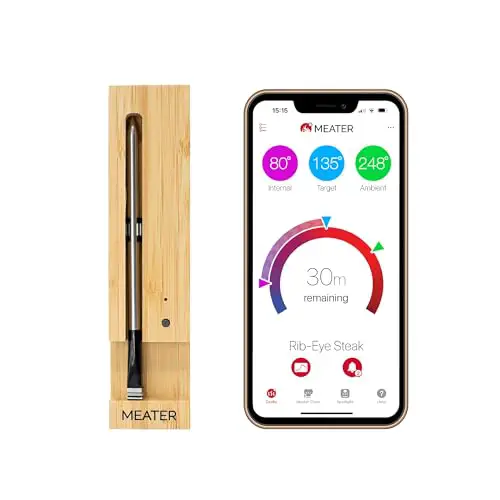 Original MEATER: Wireless Bluetooth Smart Meat Thermometer | for The Oven, Grill, BBQ, Kitchen | iOS...