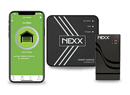 Nexx Smart Wi-Fi Controller NXG-300 - Remotely Control Existing Garage Door Opener with Nexx App,...