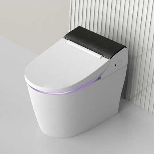 VOVO TCB-8100B Smart Bidet Toilet for bathrooms, One Piece Integrated Toilet with bidet built in,...