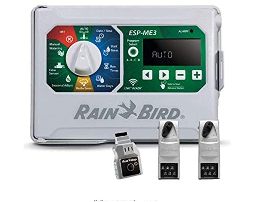 Rain-Bird Controller Indoor Outdoor Lawn Irrigation Sprinkler Timer ESPME3 (+ WiFi + 2 Modules)