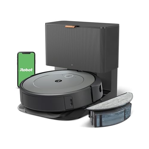 iRobot Roomba i3+ EVO (3550) Self-Emptying Robot Vacuum – Now Clean by Room with Smart Mapping,...