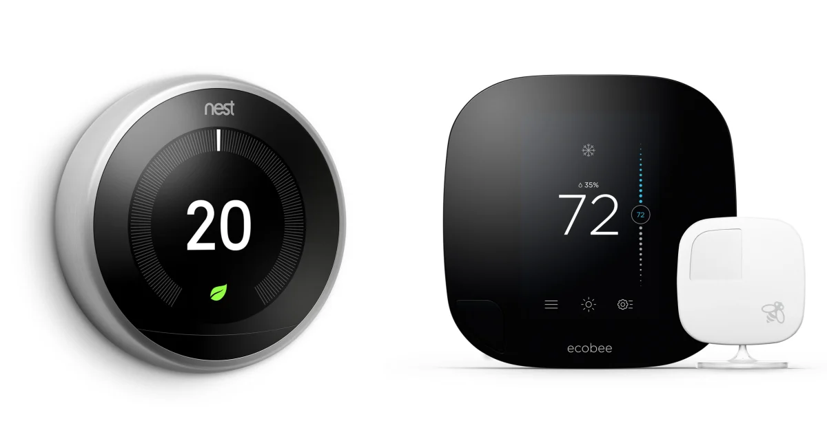 ecobee vs nest smart thermostats