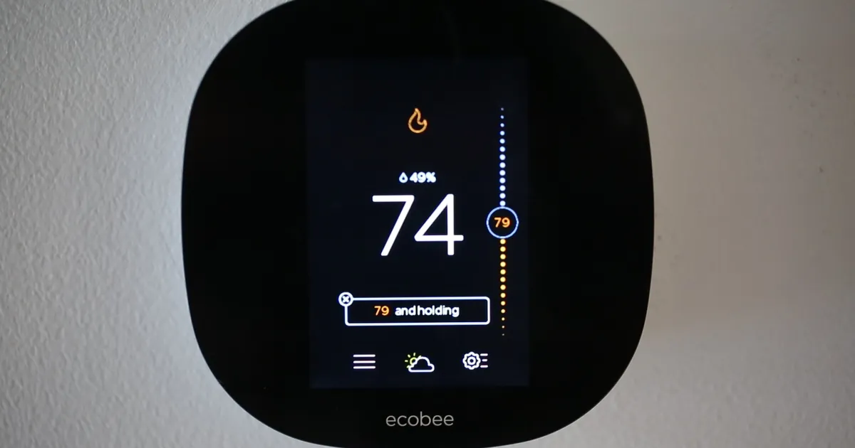 how to program ecobee smart thermostat