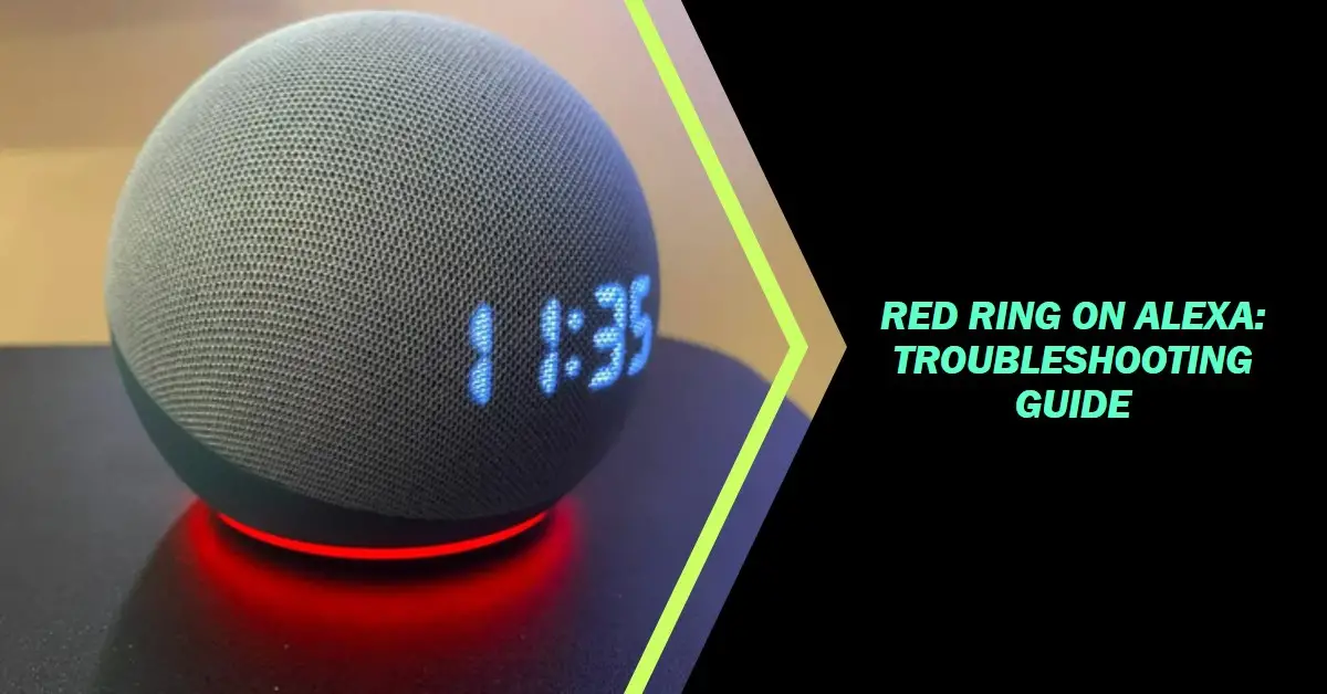 Red Ring on Alexa